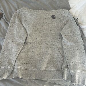 Women’s XL heathered gray Carhartt hoodie